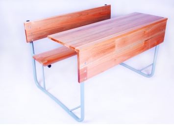 High School Double desk